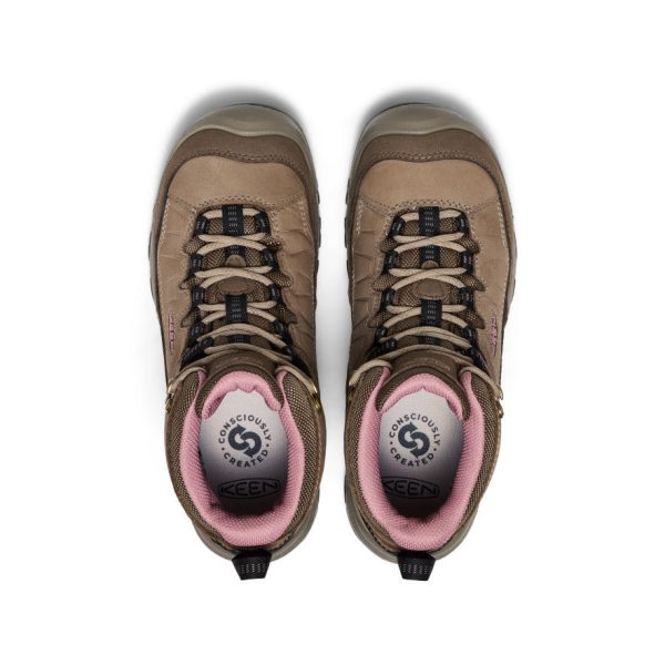 Women's Targhee IV Waterproof Hiking Boot  |  Brindle/Nostalgia Rose