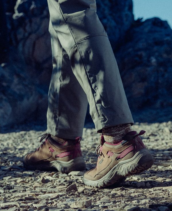 Women's Targhee IV Waterproof Hiking Shoe  |  Bison/Beaujolais