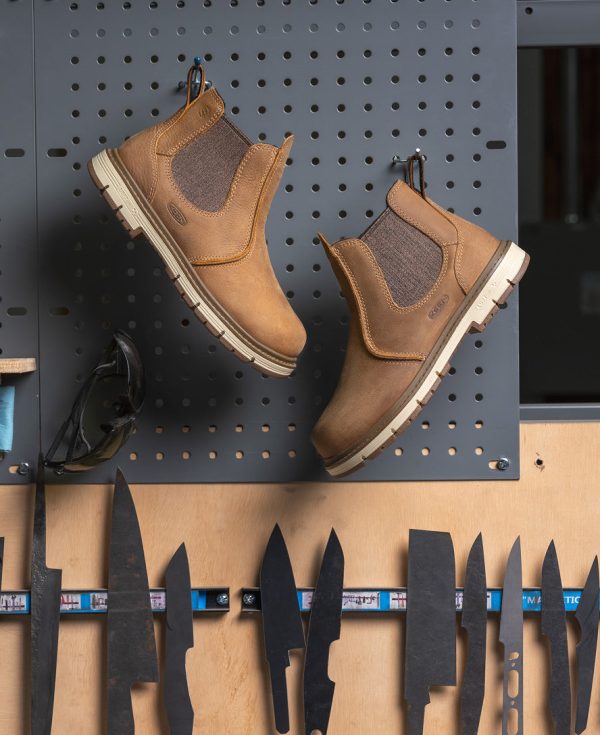 Women's San Jose Chelsea 90° Heel Boot (Soft Toe)  |  Belgian/Gum