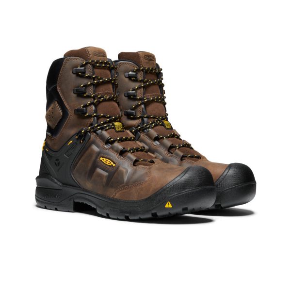 Men's Dover 8 Waterproof Boot (Carbon Toe)  |  Dark Earth/Black