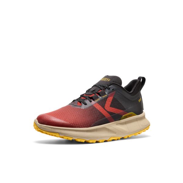 Men's 450 Dirt Waterproof Hiking Shoe  |  Red Ochre/Black
