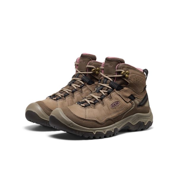 Women's Targhee IV Waterproof Hiking Boot  |  Brindle/Nostalgia Rose